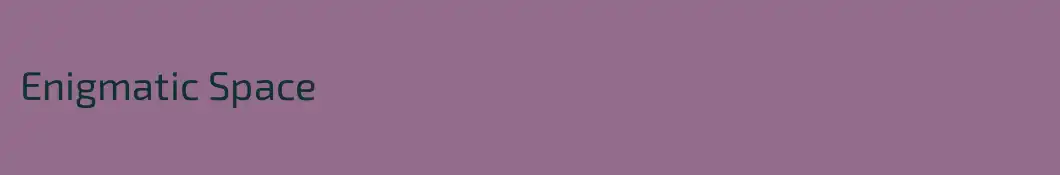 Enigmatic Space